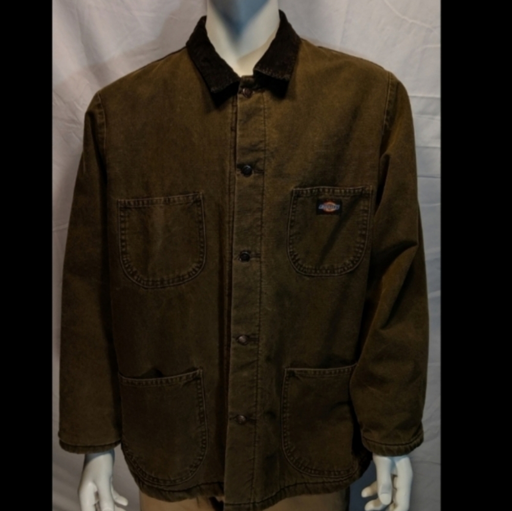 Vintage 90's Dickies Blanket Lined Chore Jacket